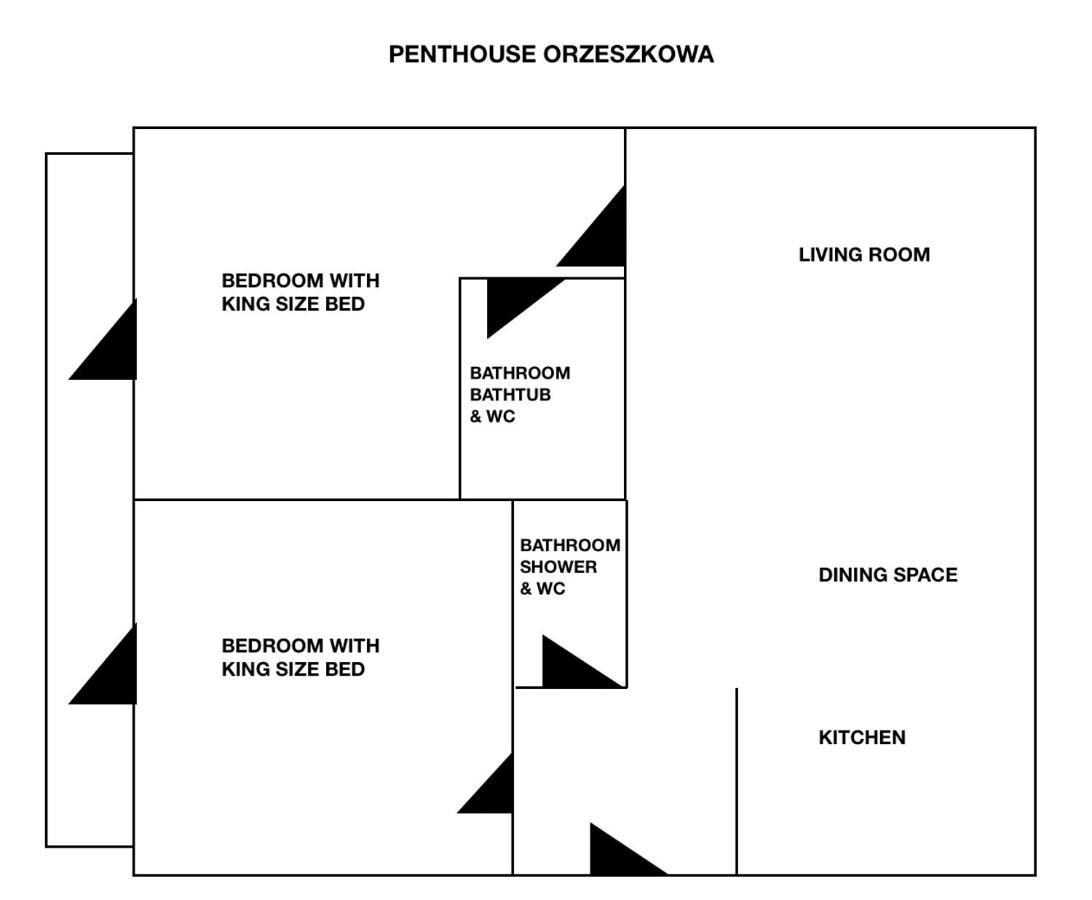 クラクフPenthouse Orzeszkowa - Loftaffairアパートメント エクステリア 写真